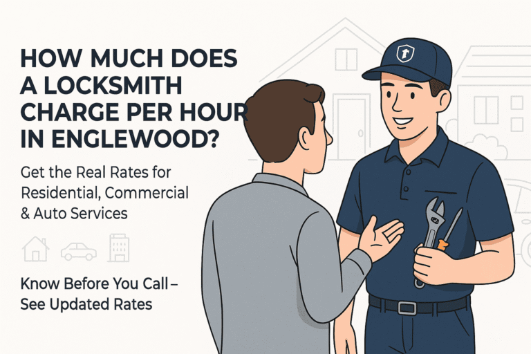 How much does a locksmith charge per hour in Englewood